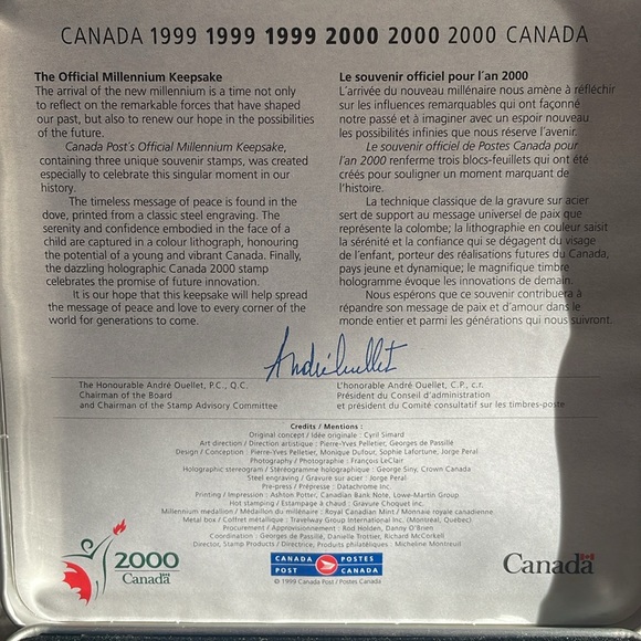 Millennium keepsake stamps set - Picture 3 of 4